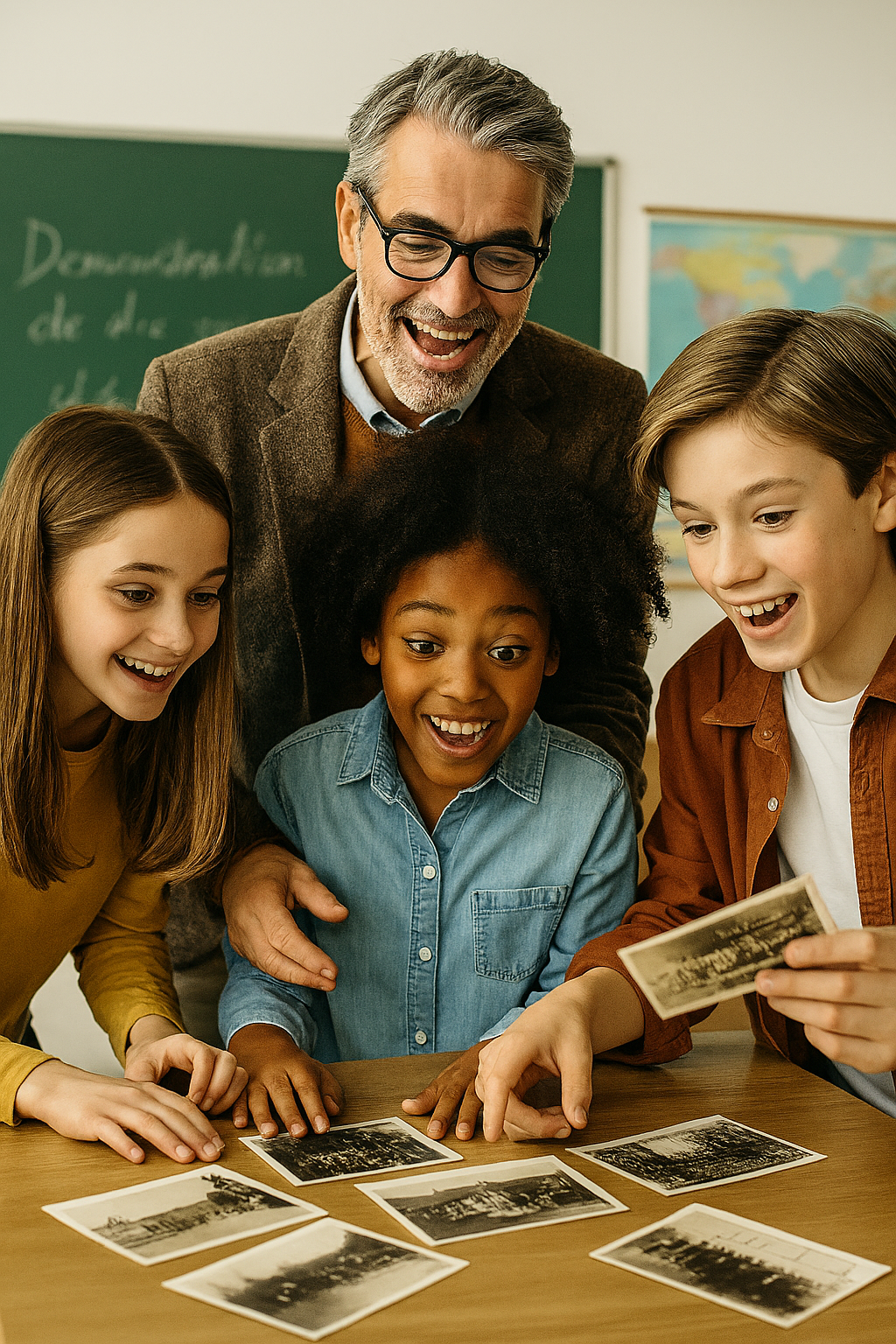 Une scène en classe 